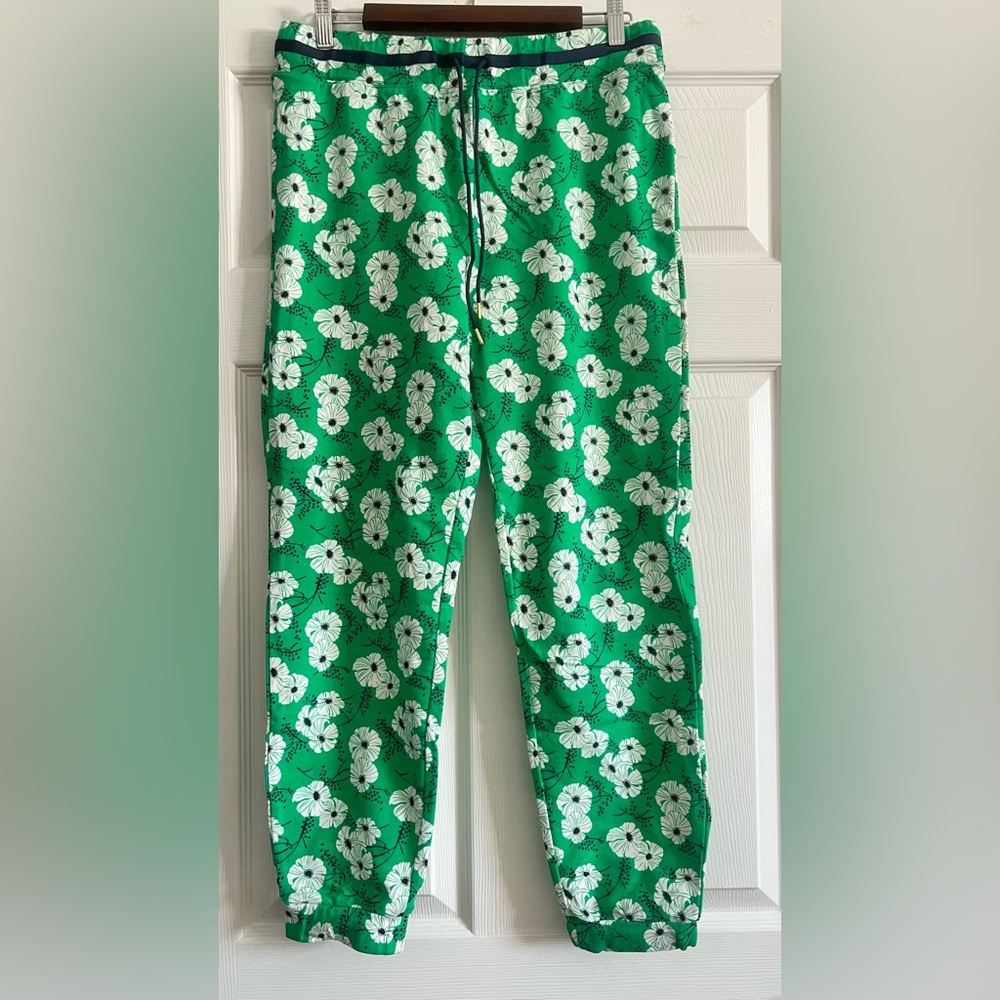 Draper James Hilltop Garden High Rise Floral Printed Joggers Medium